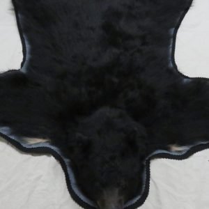 Black Bear Taxidermy Rug. BB-108
